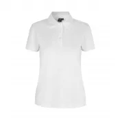 White - Koszulka bawełniana damska 210 g/m² ID Polo/stretch 527