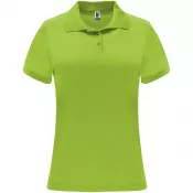 Lime / Green Lime - Damska sportowa koszulka polo z poliestru 150 g/m² ROLY MONZHA WOMAN 0410