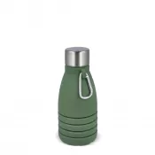 Oliwkowa zieleń - Składana butelka na wodę 550 ml