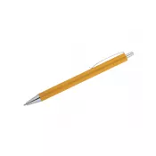 żółty - Długopis reklamowy metalowy NOVI