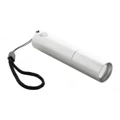 srebrny - Chargelight Tone latarka akumulatorowa z recyklingowanego aluminium