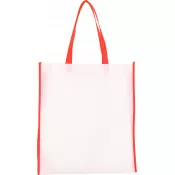 czerwony - Torba non-woven 75g/m2 WALES