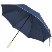 Granatowy - Parasol Norman 30 cali, wykonany z tworzywa sztucznego, odporny na wiatr 