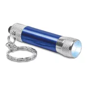 Brelok latarka LED aluminiowy ARIZO Niebieski