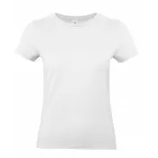 White (001) - Damska koszulka reklamowa 185 g/m² B&C #E190 / WOMEN