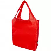 Czerwony - Duża torba Ash z plastku PET z recyklingu i certyfikatem GRS