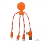 pomarańczowy - 2081 | Xoopar Mr. Bio Charging cable