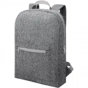 Czarny melanż - Pheebs plecak z powtórnie przetworzonej bawełny i poliestru, 210 g/m²