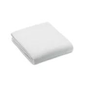Koc polarowy RPET 120x150 cm 130 g/m² BOGDA Bialy