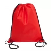 czerwony - Plecak promocyjny non woven, 33.5 x 42 cm