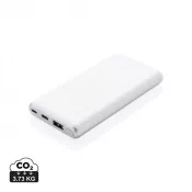 biały - Ultra szybki power bank 10000 mAh z PD