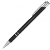 czarny - Długopis metalowy Cosmo Slim