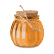 Świeca waniliowa w szkle z wosku roślinnego PUMKIN Pomaranczowy