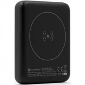 czarny - Magnetyczny power bank 5000 mAh BrandCharger Powercharge Air