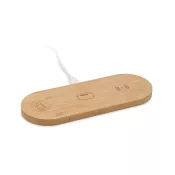 Stacja ładująca 3 w 1 15W w bambusowym etui RECPAD