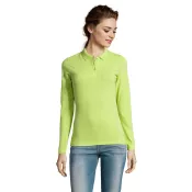 Polo damskie 180 g/m² Sol's PERFECT LSL WOMEN Apple Green