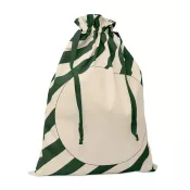 Worek na prezenty bawełniany 50x70 cm 180 g/m² LAUKKU Zielony