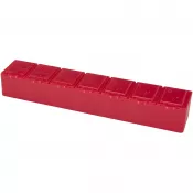 Czerwony - Dose 7-dniowy organizer na witaminy