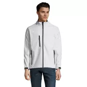 Softshell męski 3-warstwowy 340 g/m² Sol's RELAX Bialy