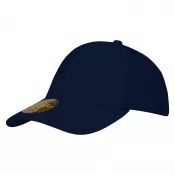 Granatowy Navy - Czapka z daszkiem 270 g/m² bez zapięcia "Full Cap", dwa rozmiary #4095