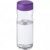 Fioletowy-Przezroczysty - H2O Eco Base screw cap water bottle 650 ml