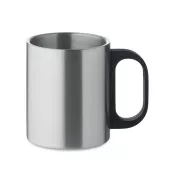 Kubek dwuścienny stalowy z uchwytem 300 ml TANISS