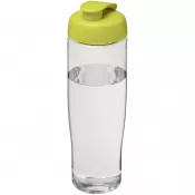 Limonka-Przezroczysty - Bidon H2O Tempo® o pojemności 700 ml z wieczkiem zaciskowym