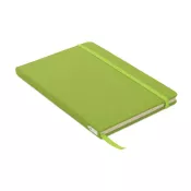 Notes A5 w okładce z RPET 80 kartek w linię NOTE RPET Limonka