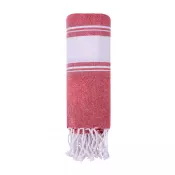 czerwony - Ręcznik plażowy 90 x 180 cm Botari 80% bawełny / 20% poliestru