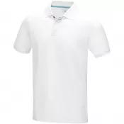 Biały - Męska organiczna koszulka polo Graphite z certyfikatem GOTS