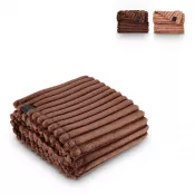 Koc polarowy Sagaform Esther z recyklingu 130 x 170 cm