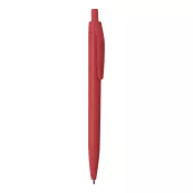 czerwony - Wipper długopis ze słomy pszenicznej