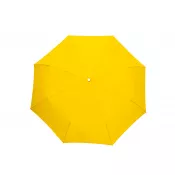 żółty - Parasol kieszonkowy ⌀98 cm składany na 3 TWIST
