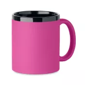 Kubek ceramiczny soft touch 300 ml RUBY Fuksja