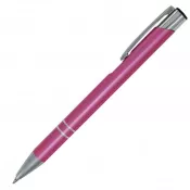 różowy - Długopis metalowy Cosmo