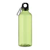 Butelka z RPET z karabińczykiem 500 ml MOSS RE500 Przezroczysty Limonka