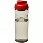 Ciemnografitowy-Czerwony - Bidon H2O Eco o pojemności 650 ml z wieczkiem zaciskowym