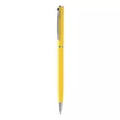 żółty - Aluminiowy długopis reklamowy Zardox