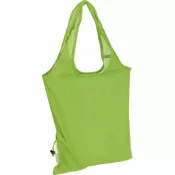 jasnozielony - Składana torba z bawełny i poliestru z recyklingu 118 g/m² ANJA