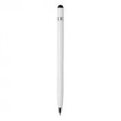 biały - Długopis, touch pen
