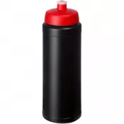 Czarny-Czerwony - Bidon Baseline® Plus o pojemności 750 ml ze sportowym wieczkiem i uchwytem