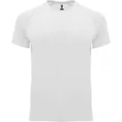 Biały - Koszulka techniczna 135 g/m² ROLY BAHRAIN 0407 