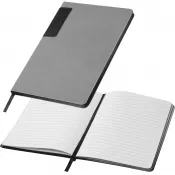 czarny - Notatnik A5 w linię EVAN