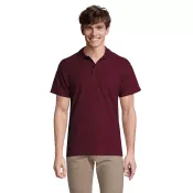 Koszulka polo męska piqué 210 g/m² Sol's SPRING II Burgundy