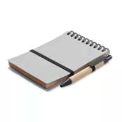 Notes z długopisem 70 kartek w linię NOTIE Szary