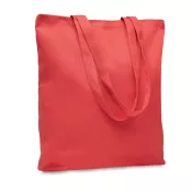 Torba bawełniana na zakupy 270 g/m² RASSA COLOURED Czerwony