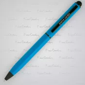 jasnoniebieski - Długopis metalowy touch pen, soft touch CELEBRATION Pierre Cardin