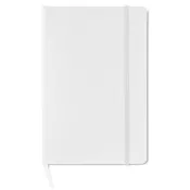 Notes A5 w okładce z PVC 96 kartek w kratkę SQUARED Bialy