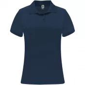 Navy Blue - Damska sportowa koszulka polo z poliestru 150 g/m² ROLY MONZHA WOMAN 0410