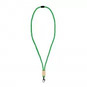 zielony - Paracord R-PET lanyard